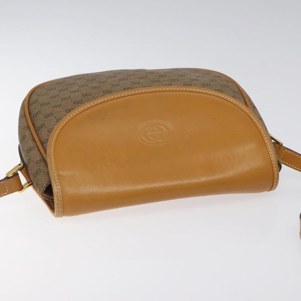 GUCCI Micro GG Supreme Shoulder Bag PVC Beige Gold 007 115 0074 Auth ki5748 - Picture 6 of 16